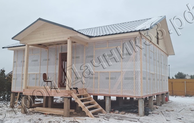 3 Каркасный дом Д-3, 9x8.5м, 67,5 М², Московская область, Истринский район, коттеджный посёлок Еремеево Лайф (14)